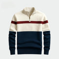 Heritage Stripe Zip Knit Sweater