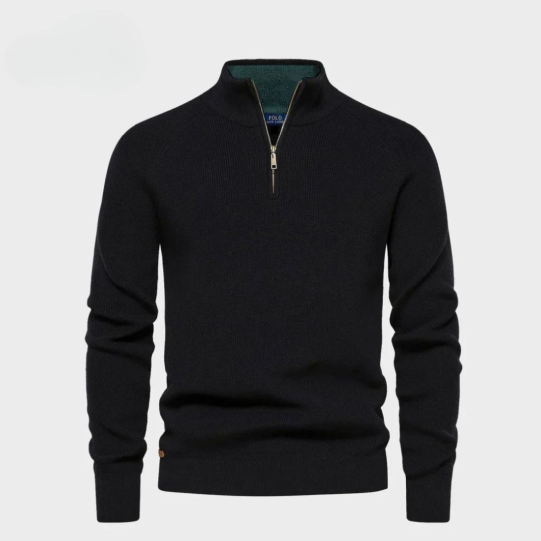 Half Quarter-Zip Knit Sweater