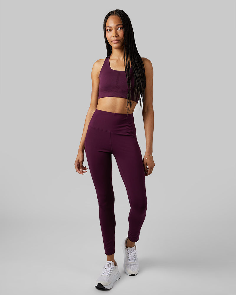 32 Degrees Winter Bloom  _ Women's seamless Racerback sports Bra {model: Dido is 5'9"and size 4 wearing size S}{bottom}{right} {bottom}{right}
