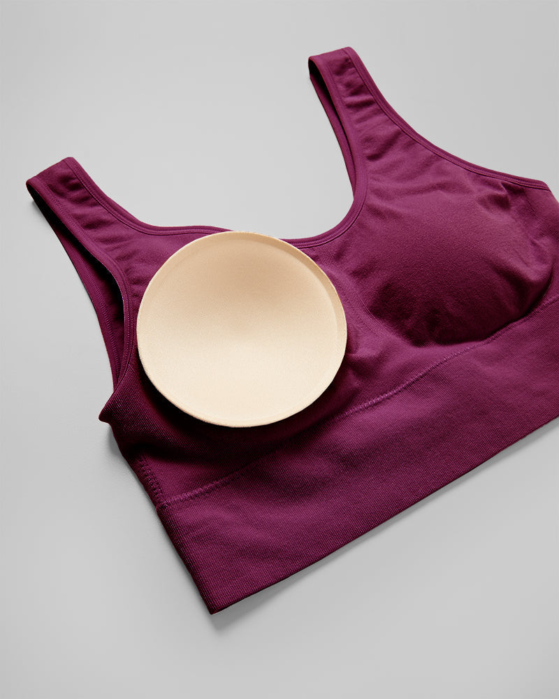 32 Degrees Plum Caspia _ Women's Scoop Longline Comfort Bra