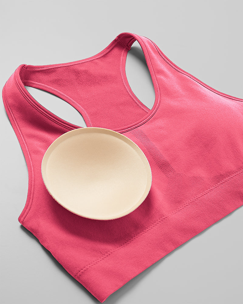 32 Degrees Hot Pink _ Women's seamless Racerback sports Bra {bottom}{right}