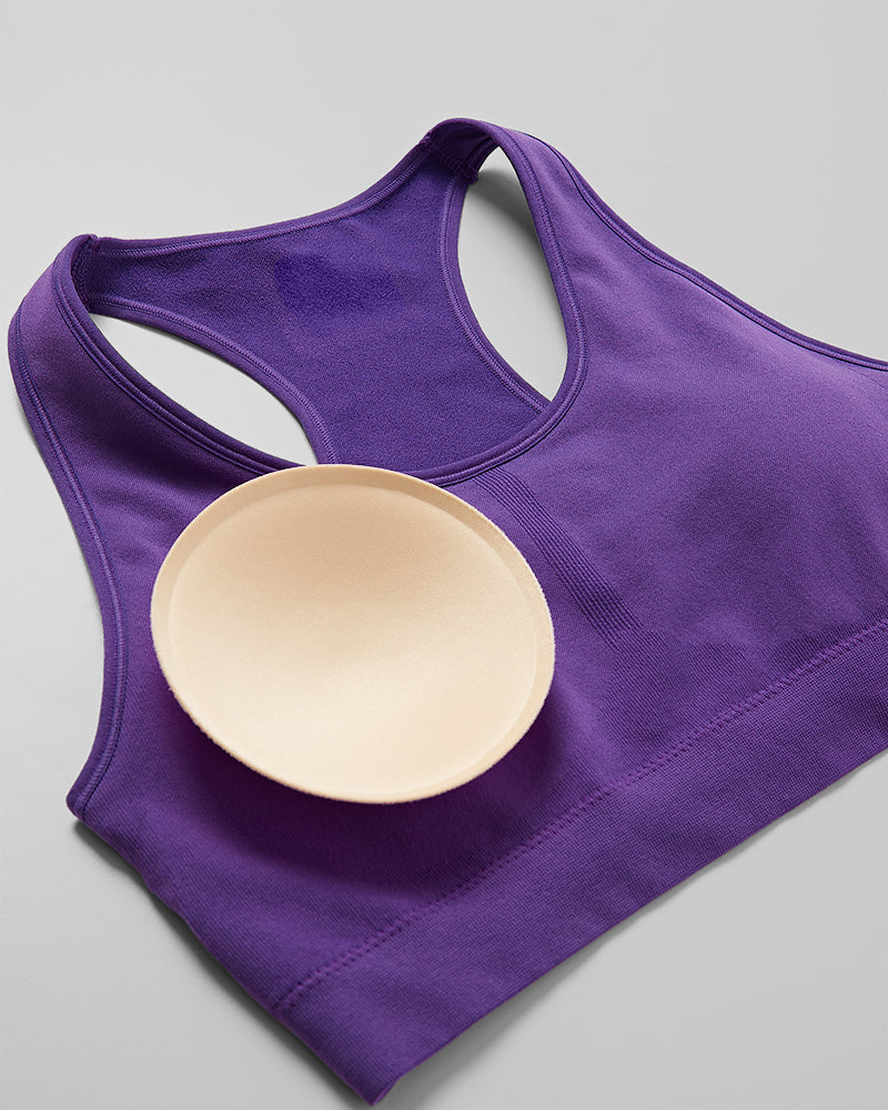 32 Degrees Royal Purple _ Women's seamless Racerback sports Bra {bottom}{right}