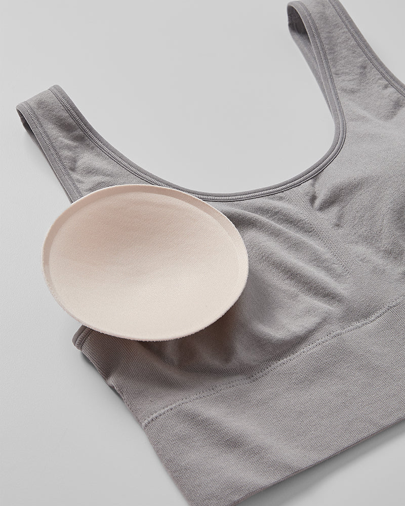 32 Degrees Ghost Grey Heather _ Women's Scoop Longline Comfort Bra