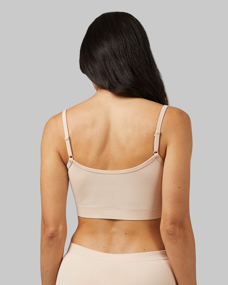 32 Degrees Nude _ Women's Cool Bralette {model: Dani is 5'9" and size 2-4, wearing size S}{bottom}{right} {bottom}{right}