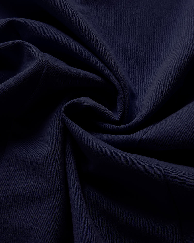 32 Degrees Navy _ Womens 1-Pocket V-Neck scrub Top {bottom}{right}
